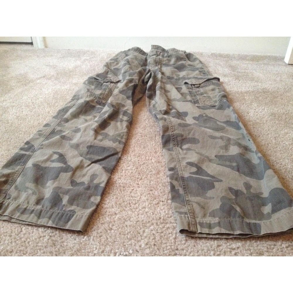 Premier International Boys Casual Cargo Pants Size 12 Camouflage